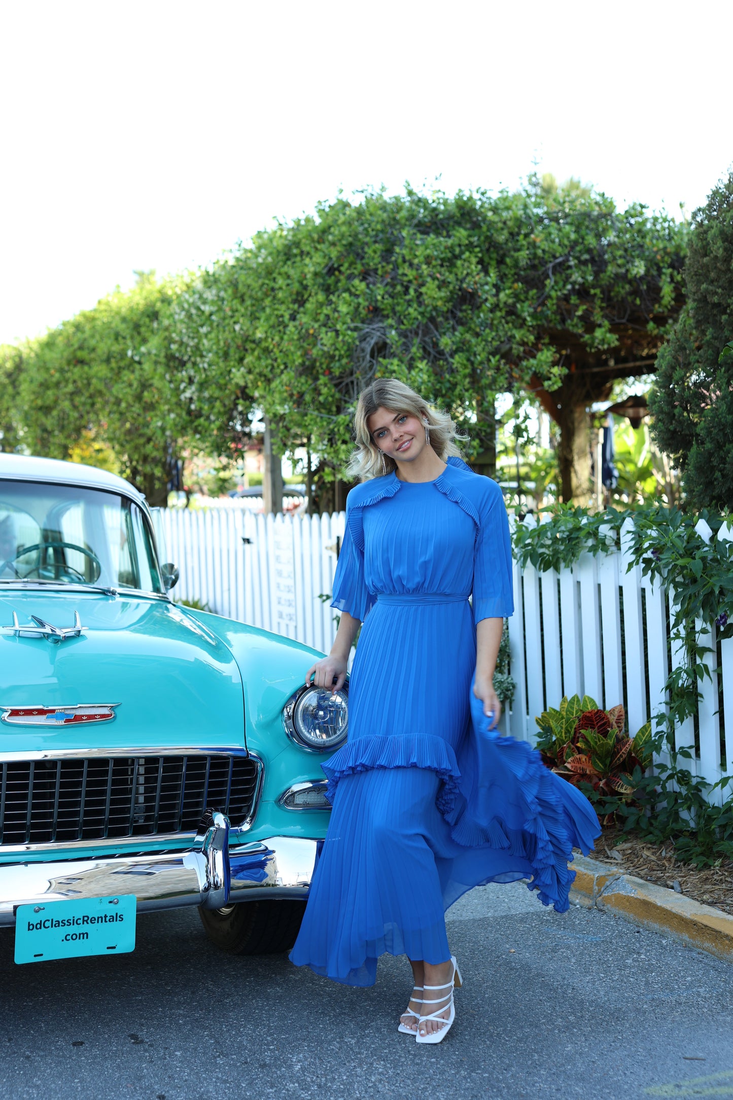 Del Mar Maxi Dress Cobalt Blue