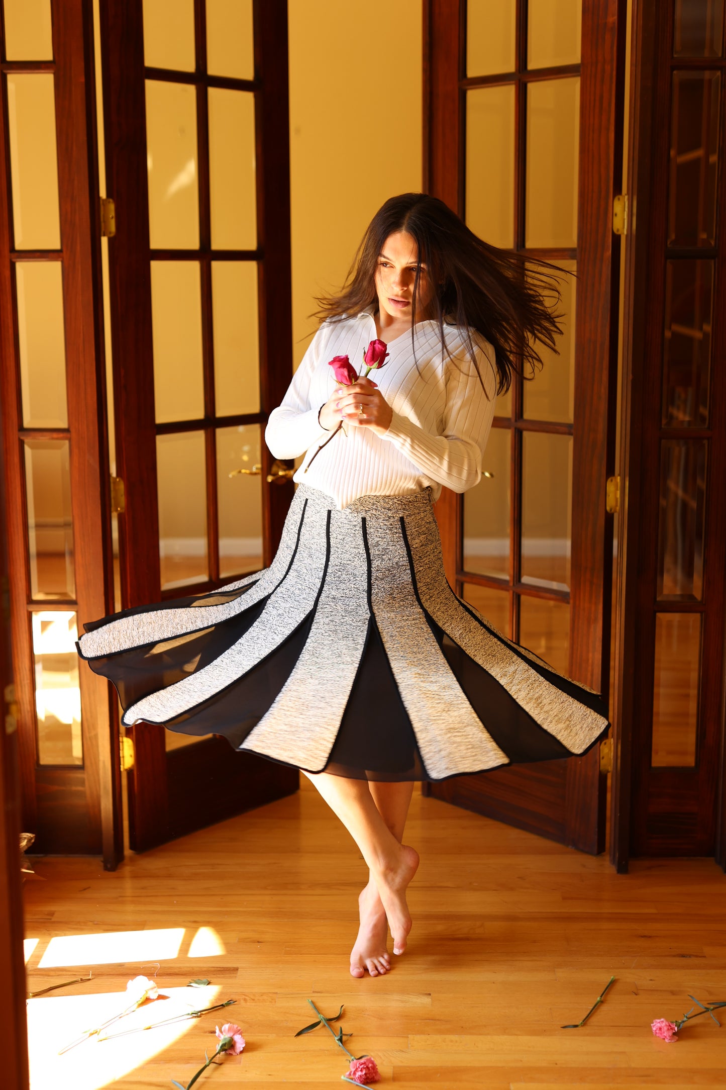 Lisbon Skirt - Fuchsia Pink