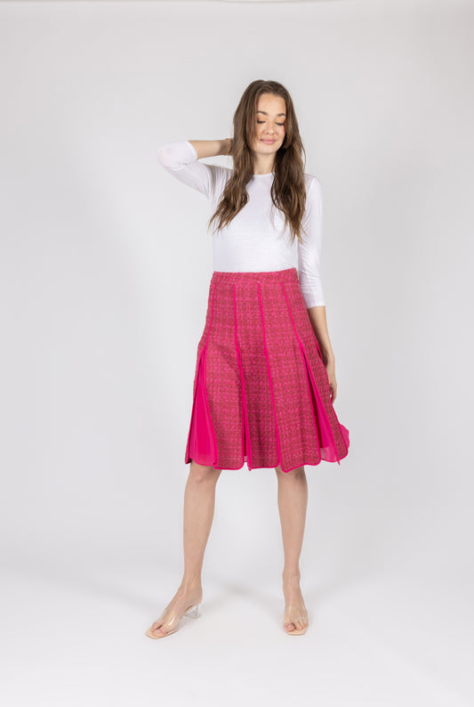 Lisbon Skirt - Fuchsia Pink