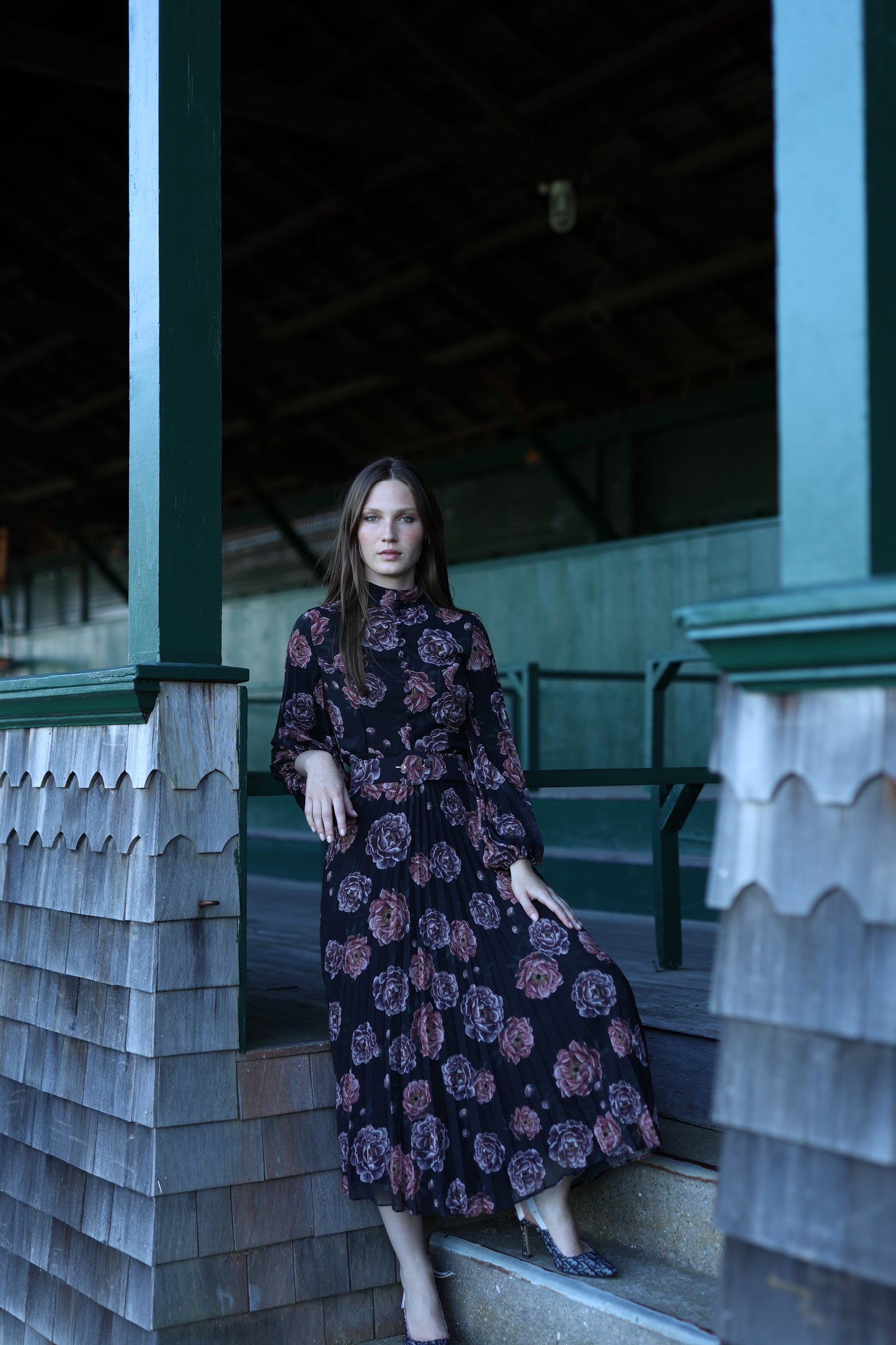 Tuscany Floral Print Dress