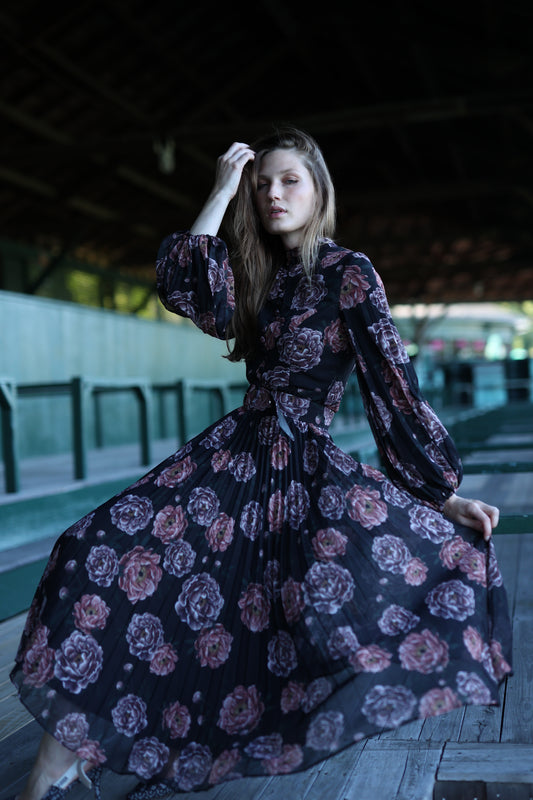 Tuscany Floral Print Dress